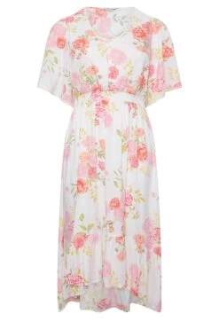 YOURS - Robe Blanche Floral Ourlet Plongeant Volanté 14 YOURS - Robe Blanche Floral Ourlet Plongeant Volanté -GrandeTendance Boutique f7c08c84 0654 40 137329 X