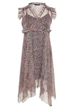 Robe Noire Imprimé Floral Roulanté -GrandeTendance Boutique f9799147 a989 47 174009 X