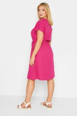 YOURS - Robe Rose Fushia à Poches Taille Marquée 11 YOURS - Robe Rose Fushia à Poches Taille Marquée -GrandeTendance Boutique fac64521 8342 45 137304 C