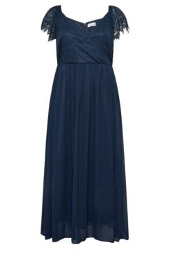 YOURS LONDON - Robe Bleue Marine Dentelle Cache-Coeur 16 YOURS LONDON - Robe Bleue Marine Dentelle Cache-Coeur -GrandeTendance Boutique fbf64836 1f22 47 161893 X