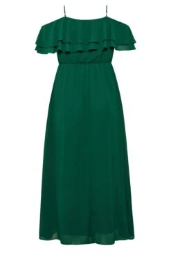 YOURS LONDON - Robe Verte Bardot Volanté Mousseline Demoiselle D'Honneur 15 YOURS LONDON - Robe Verte Bardot Volanté Mousseline Demoiselle D'Honneur -GrandeTendance Boutique fc604033 c490 43 161882 Y