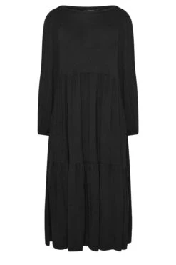 YOURS - Robe Noire Midaxi Volanté Manches Longues 14 YOURS - Robe Noire Midaxi Volanté Manches Longues -GrandeTendance Boutique fd4852f0 bcc7 46 137519 X