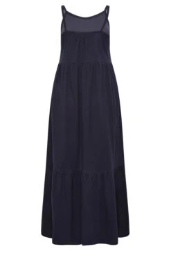 YOURS - Robe Bleue Marine Volantée Fines Bretelles Maxi En Jersey 15 YOURS - Robe Bleue Marine Volantée Fines Bretelles Maxi En Jersey -GrandeTendance Boutique fdde4713 4fbe 4f 137359 Y