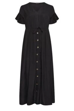 LIMITED COLLECTION - Robe Noire Smocké Boutonnée Longueur Maxi 14 LIMITED COLLECTION - Robe Noire Smocké Boutonnée Longueur Maxi -GrandeTendance Boutique fe8d86b5 b419 40 215680 X