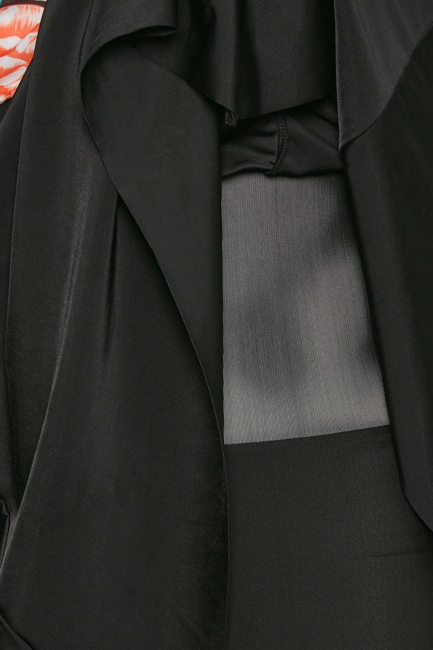 YOURS - Robe De Bain Noire & Tropical Ourlet Roulanté 12 YOURS - Robe De Bain Noire & Tropical Ourlet Roulanté – Image 10